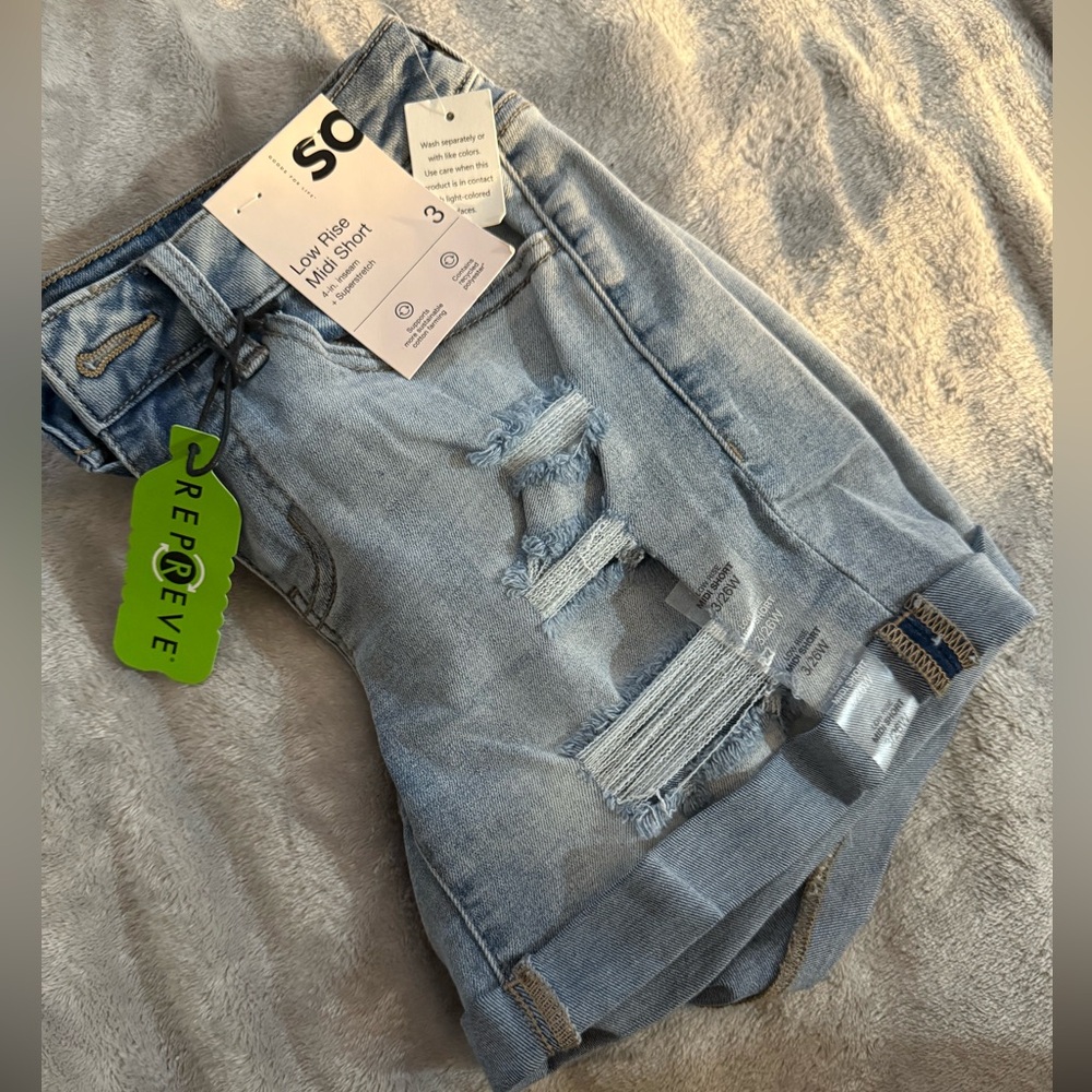So Low Rise Midi Short